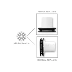 ВЕНТИЛАТОР Ф150ММ ЧЕРЕН 240М3/Ч 18W 35DB COMMEL C420-223_4