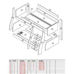 ДВУЕТАЖНО ДЕТСКО ЛЕГЛО BREDA - 2228_3