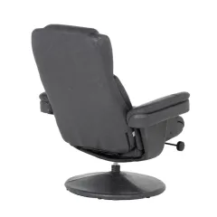 КРЕСЛО С ТАБУРЕТКА JACKY - ТЪМНО СИВ_8