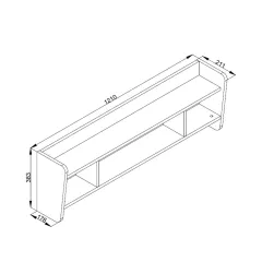 СТЕНЕН РАФТ СЪС ЗАКАЧАЛКА RIGA - 484437_3