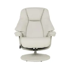 КРЕСЛО С ТАБУРЕТКА ANA - СВЕТЛОСИВО_3