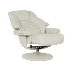 КРЕСЛО С ТАБУРЕТКА ANA - СВЕТЛОСИВО_5