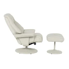 КРЕСЛО С ТАБУРЕТКА ANA - СВЕТЛОСИВО_6