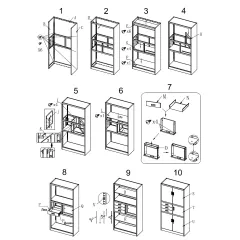 МЕТАЛЕН ШКАФ CARMEN CR-1281 E K - СИВ_6