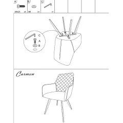 ТРАПЕЗЕН СТОЛ ETON P - ШАМПАНСКО HLR_4