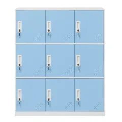 МЕТАЛЕН ШКАФ CARMEN CR-1298 K - БЯР / СИН_1