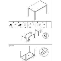 ТРАПЕЗНА МАСА KIRUNA - БУК / ЧЕРНО_4