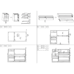 МЕТАЛНО БЮРО CARMEN CR-1310 K - СИВО / БУК_6 МЕТАЛНО БЮРО CARMEN CR-1310 K - СИВО / БУК_6