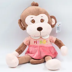 ПЛЮШЕНА ИГРАЧКА МАЙМУНА МОМЧЕ/МОМИЧЕ 50СМ И02-22592/1/2_1