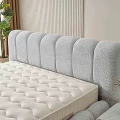 ТАПИЦИРАНА СПАЛНЯ С МАТРАК RODOS 140 X 200 - СВЕТЛОСИВ 326_3 ТАПИЦИРАНА СПАЛНЯ С МАТРАК RODOS 140 X 200 - СВЕТЛОСИВ 326_3