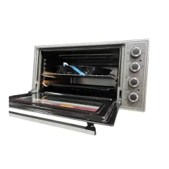 МИНИ ПЕЧКА 50Л IDEAL LGM-45503 С 3 КОТЛОНА СИВА 77526_2