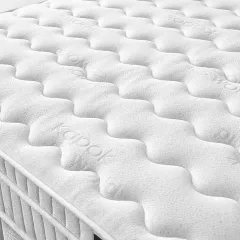 ТАПИЦИРАНА СПАЛНЯ С МАТРАК PAROS 160 X 200 - СРЕБЪРЕН AN_3