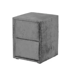 НОЩНО ШКАФЧЕ ЗА СПАЛНЯ LINDA - СИВ 13_2