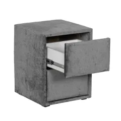 НОЩНО ШКАФЧЕ ЗА СПАЛНЯ LINDA - СИВ 13_3