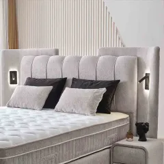 ТАПИЦИЛАНА СПАЛНЯ С МАТРАК JULIE 140 X 200 - ПЕРЛА SY_3