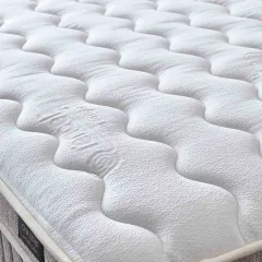 ТАПИЦИЛАНА СПАЛНЯ С МАТРАК JULIE 140 X 200 - ПЕРЛА SY_4