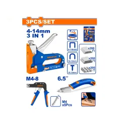 КОМПЛЕКТ ТАКЕР И МОНТАЖНИ КЛЕЩИ WADFOW 3Ч 2403_0