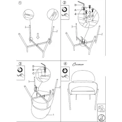 ТРАПЕЗЕН СТОЛ ASTI - СИВ_7 ТРАПЕЗЕН СТОЛ ASTI - СИВ_7