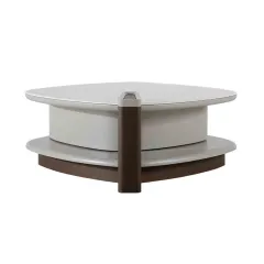 Холна маса ALDO - бял-капучино_2