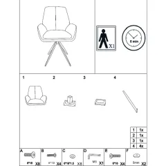 ТРАПЕЗЕН СТОЛ TERNI - КАФЯВ_5 ТРАПЕЗЕН СТОЛ TERNI - КАФЯВ_5