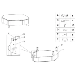 ХОЛНА МАСА PALMER - БЯЛ - КАПУЧИНО_5