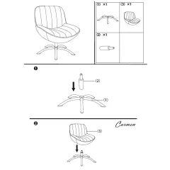 КРЕСЛО CARLY - СИВО_6