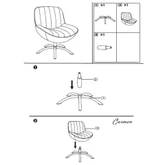 КРЕСЛО CARLY - ЗЕЛЕНО_5