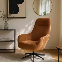 КРЕСЛО DANI - ОРАНЖЕВО_1