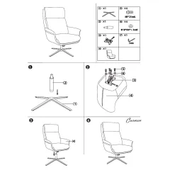 КРЕСЛО FIONA - ШАМПАНСКО_7