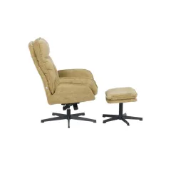 КРЕСЛО С ТАБУРЕТКА ANDREA - ГОРЧИЦА_3