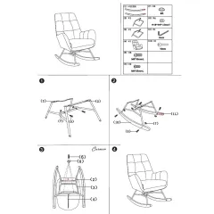 ЛЮЛЕЕЩО КРЕСЛО BIANCA - СИВО_5