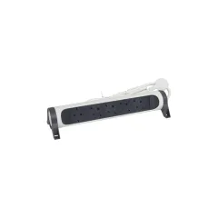 РАЗКЛОНИТЕЛ БЯЛ/СИВ 5*2Р+Е С КАБЕЛ 5М 3*1,5ММ2 694542_0