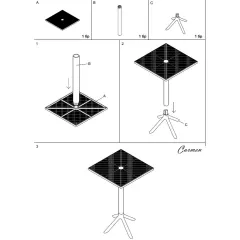 ГРАДИНСКА МАСА AGADIR - БЯЛА_5