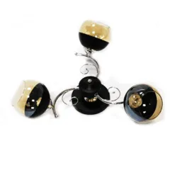 ПОЛИЛЕЙ МЕТАЛ-СТЪКЛО Е27 3*60W K318-3 164780_0