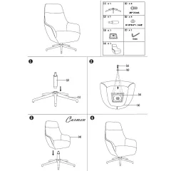 КРЕСЛО DANI - КАПУЧИНО_7