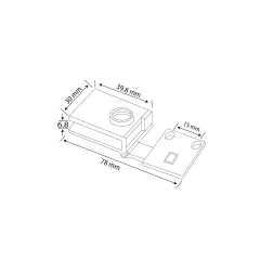 ШНАПЕРНА ПАНТА ЗА СТЪКЛО Н=30 020334_3