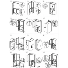 МЕТАЛЕН ШКАФ CARMEN CR-1278 E L SAND - ГРАФИТ_5