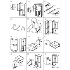 МЕТАЛЕН ШКАФ CARMEN CR-1278 E L SAND - ГРАФИТ_6