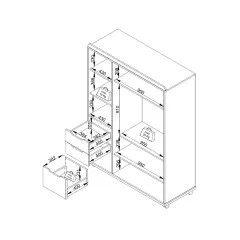 ТРИКРЛЕН ДЕТСКИ ГАРДЕРОБ - KAKULE_6