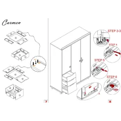 ТРИКРЛЕН ДЕТСКИ ГАРДЕРОБ - KAKULE_8