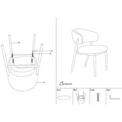 ТРАПЕЗЕН СТОЛ OMA - СИВ 97 WAL_7