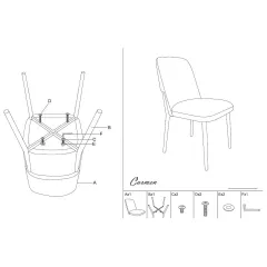 ТРАПЕЗЕН СТОЛ САМСО - БЕЖОВ 6 WAL_7