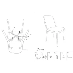 ТРАПЕЗЕН СТОЛ САМСО - КРЕМ 113 RS1_7