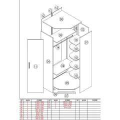 ДЕТСКИ ЪГЛОВ ГАРЕРОБ - JOYIN_3