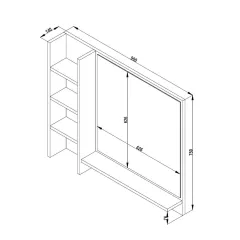 ОГЛЕДАЛО С ЕТАЖЕРКА ЗА ДЕТСКИ СКРИН - JOYIN_5