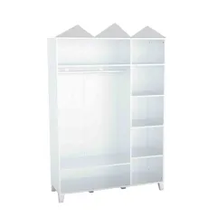 ТРИКРИЛЕН ДЕТСКИ ГАРДЕРОБ - MIAMI, БЯЛ_1