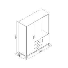 ТРИКРИЛЕН ГАРДЕРОБ - BREDA_4