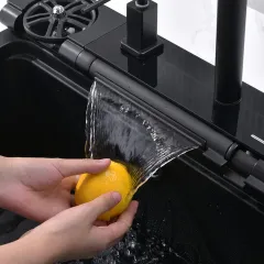 КУХНЕНСКА МИВКА - AQUARIS, 8276 BLACK + СМЕСИТЕЛ_15