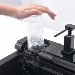 КУХНЕНСКА МИВКА - AQUARIS, 8276 BLACK + СМЕСИТЕЛ_19