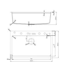 КУХНЕНСКА МИВКА - AQUARIS, 8276 BLACK + СМЕСИТЕЛ_20
